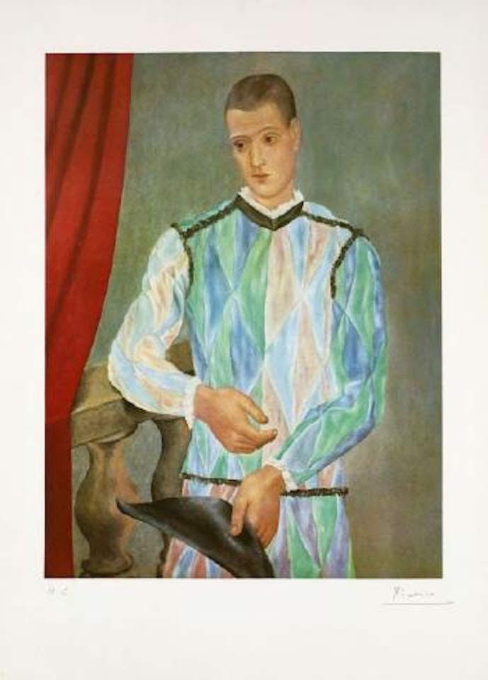 Arlequin by Pablo Picasso