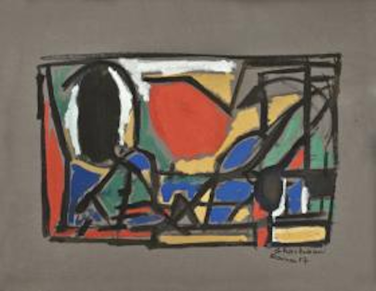 Composition, Roma by Jilali Gharbaoui