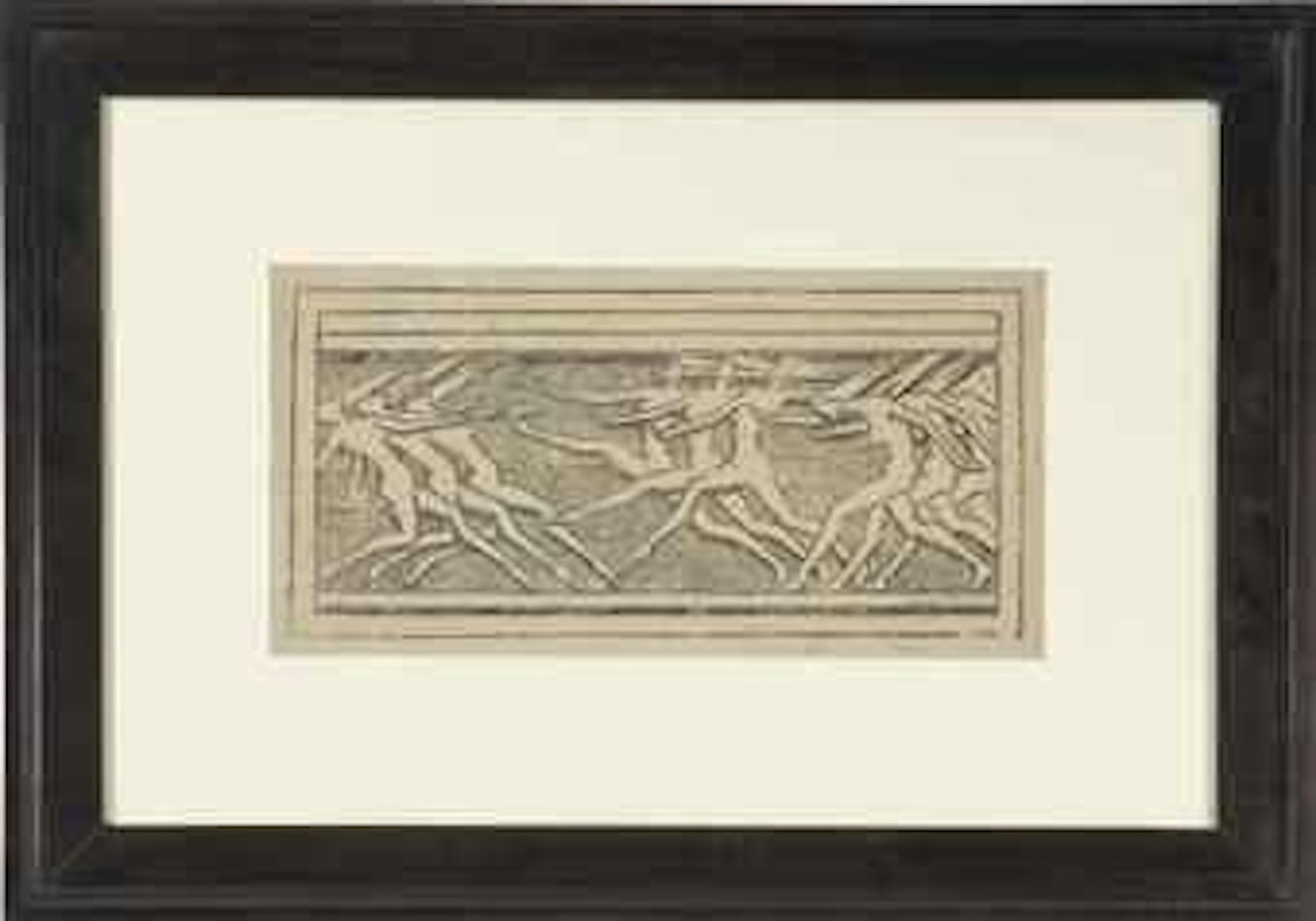 Frieze of Dancing Women by Henry Moore