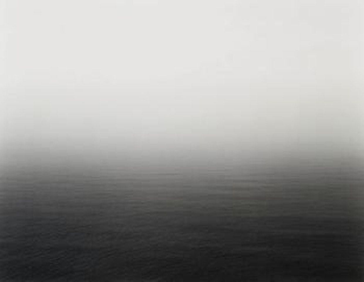 North Atlantic ocean, cliff of mother by Hiroshi Sugimoto