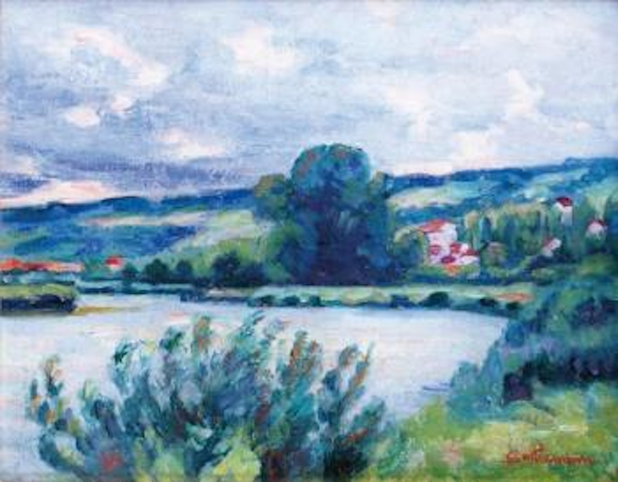 Bord de rivière by Armand Guillaumin