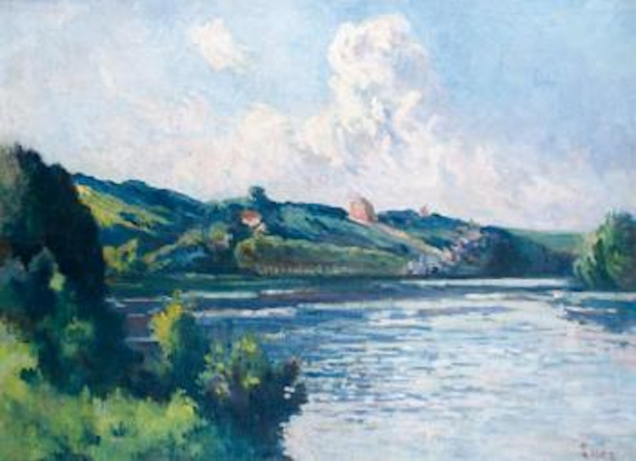 Bord de Seine à Rolleboise by Maximilien Luce