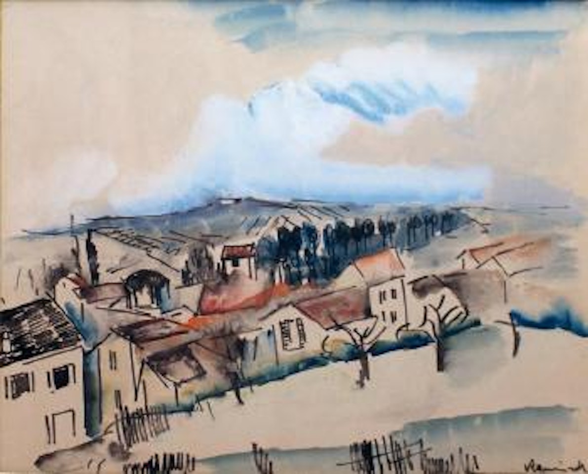 Vue du village by Maurice de Vlaminck
