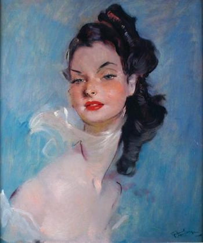 Portrait de femme by Jean Gabriel Domergue