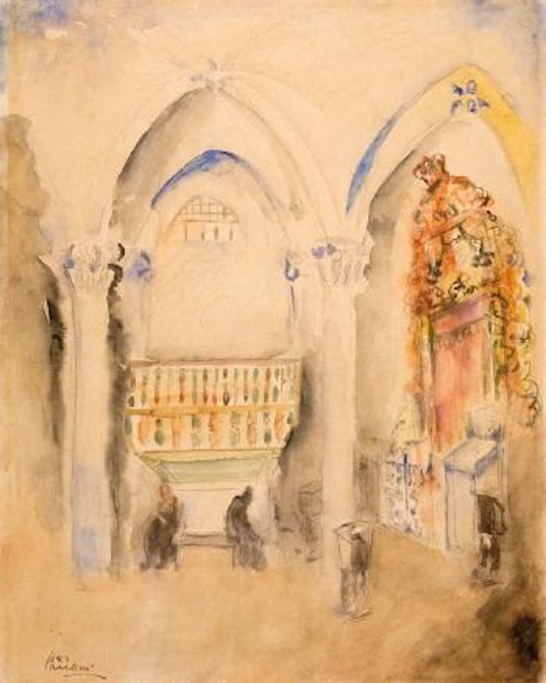 Ha'ari synagogue in Safed by Reuven Rubin