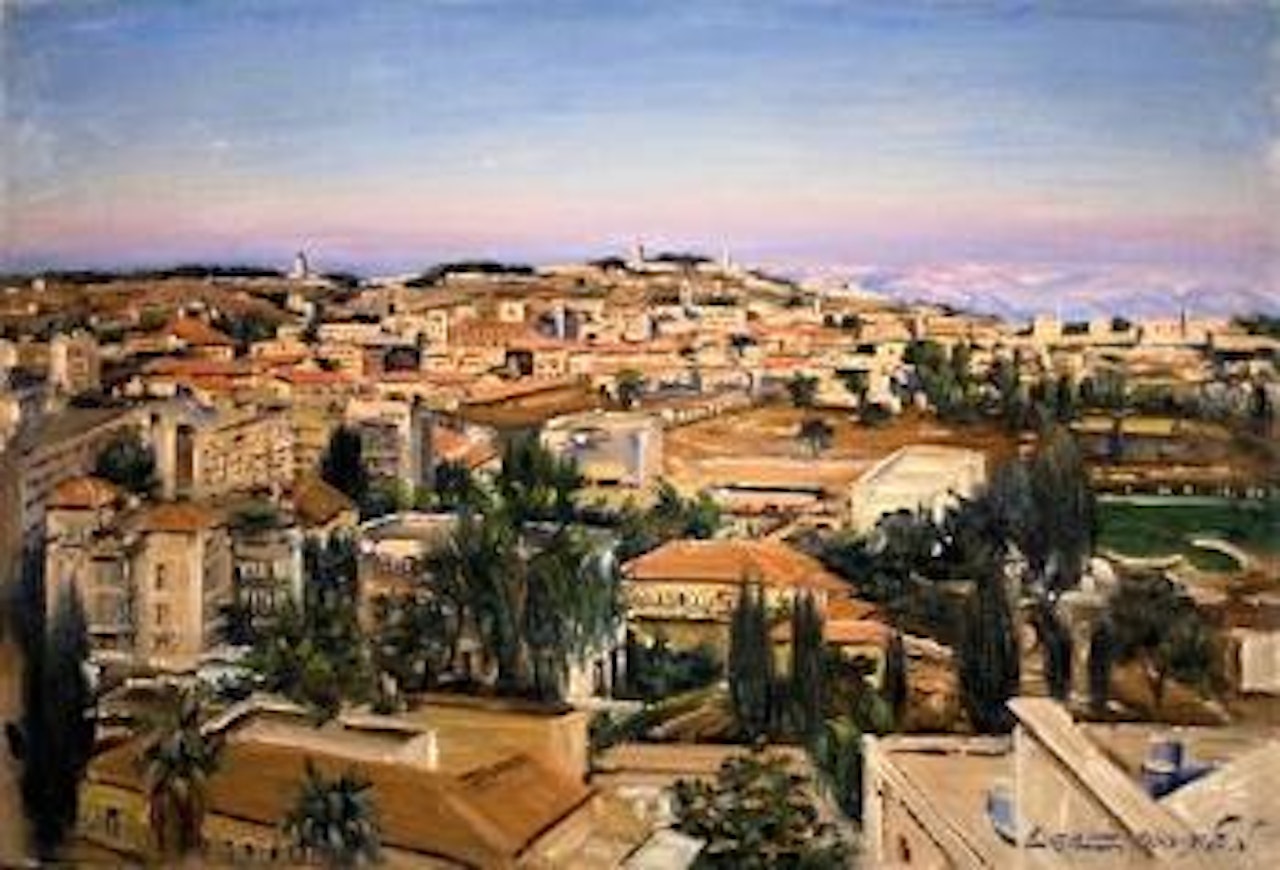 View of Jerusalem by Ludwig Blum