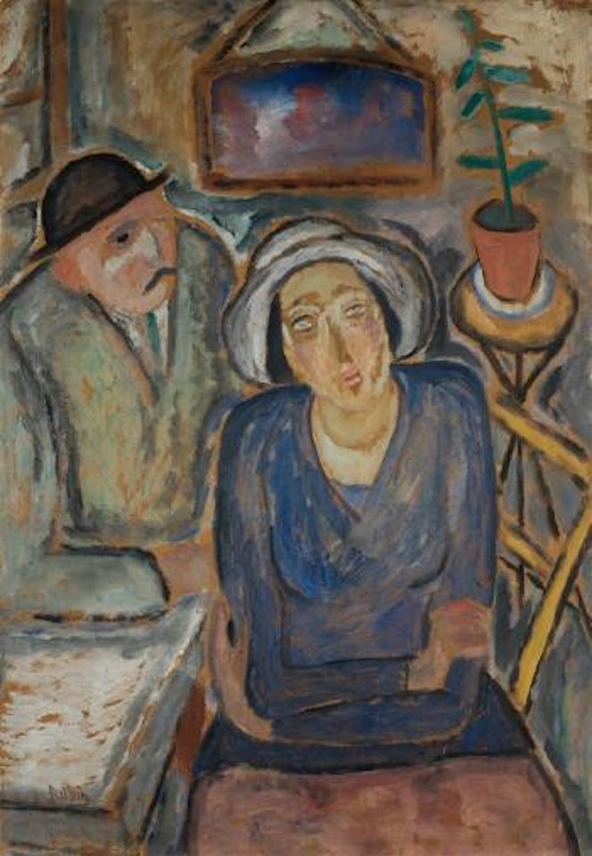Elderly couple by Reuven Rubin