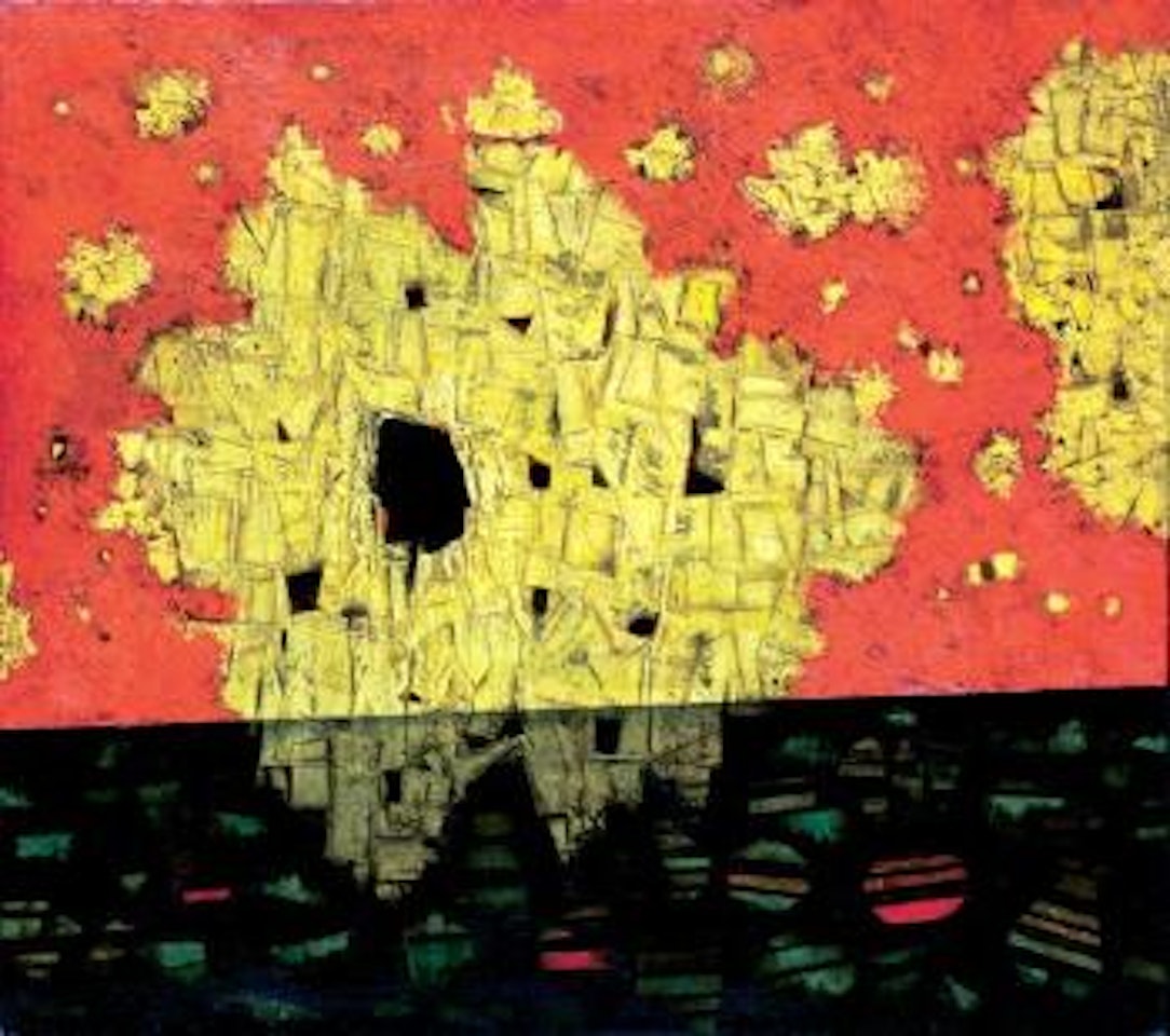 Coral reef on the red sea by Mordecai Ardon