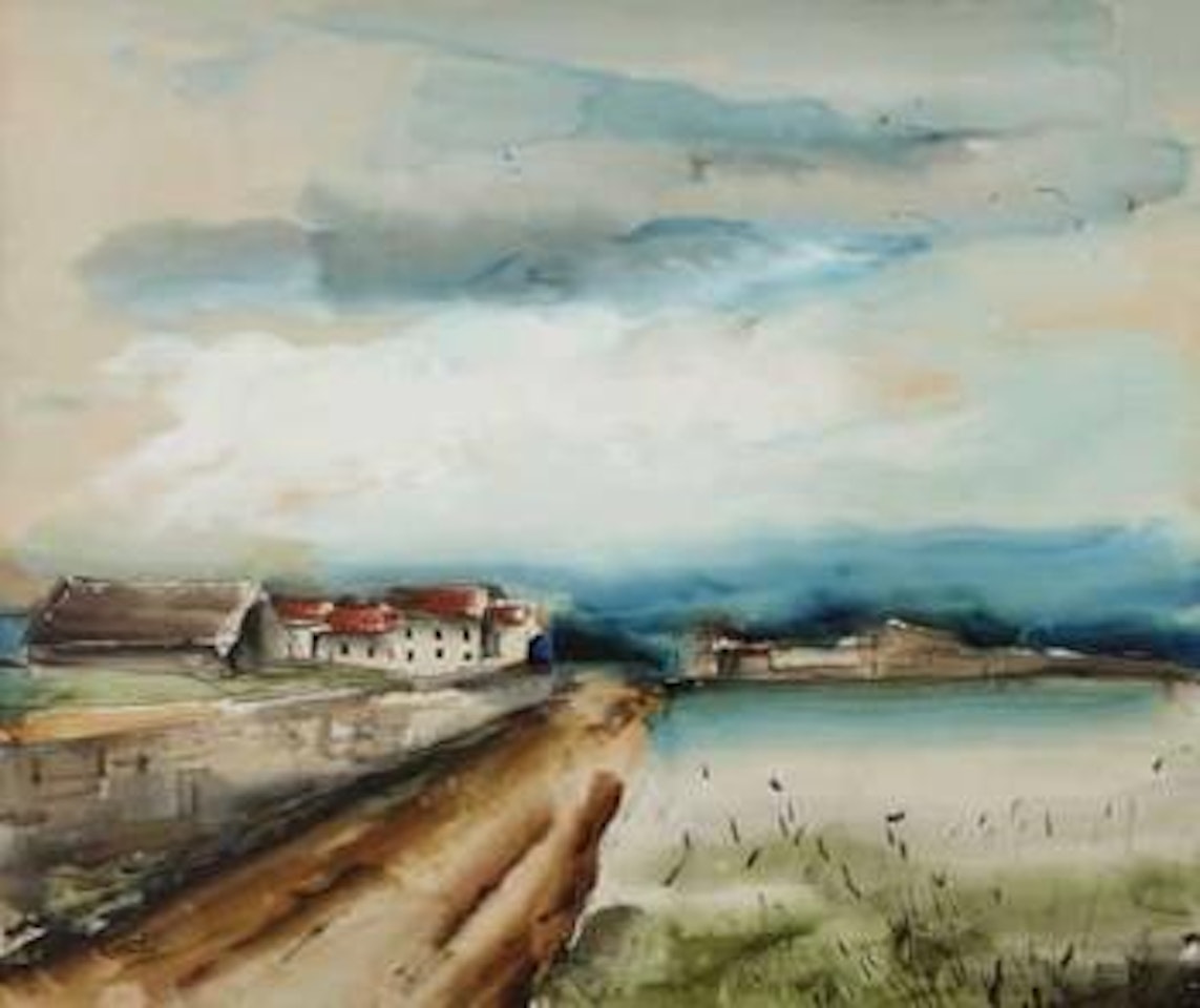 Häuser am Uferweg by Maurice de Vlaminck