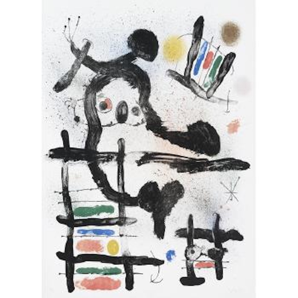 L'oiseau fronde [M. 386] by Joan Miró