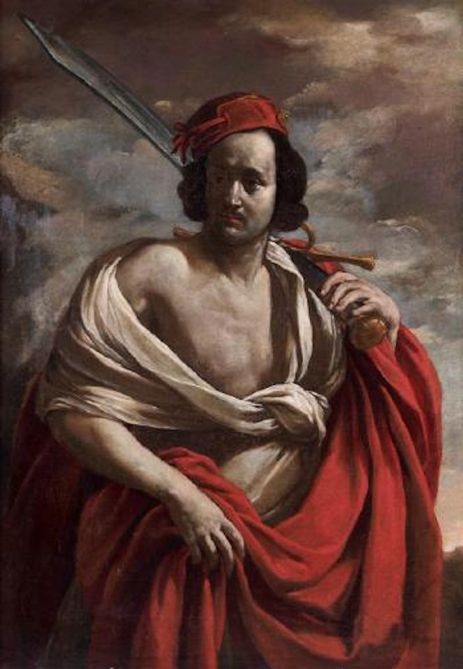 David vainqueur by Simon Vouet