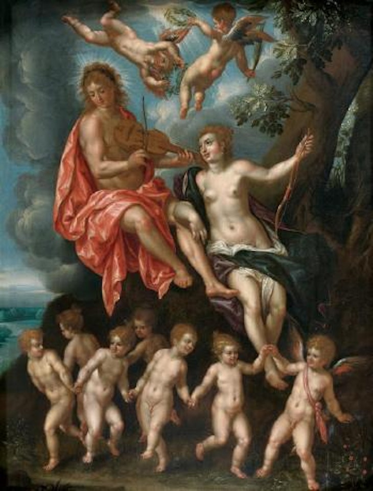 Diane et Apollon by Hendrick de Clerck