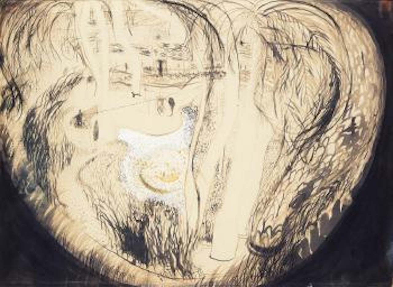 Tangier postcard by Brett Whiteley