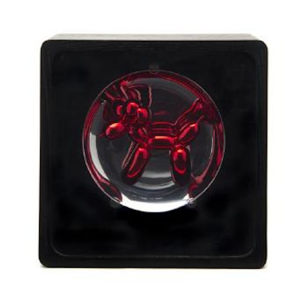 Balloon dog (red) by Jeff Koons