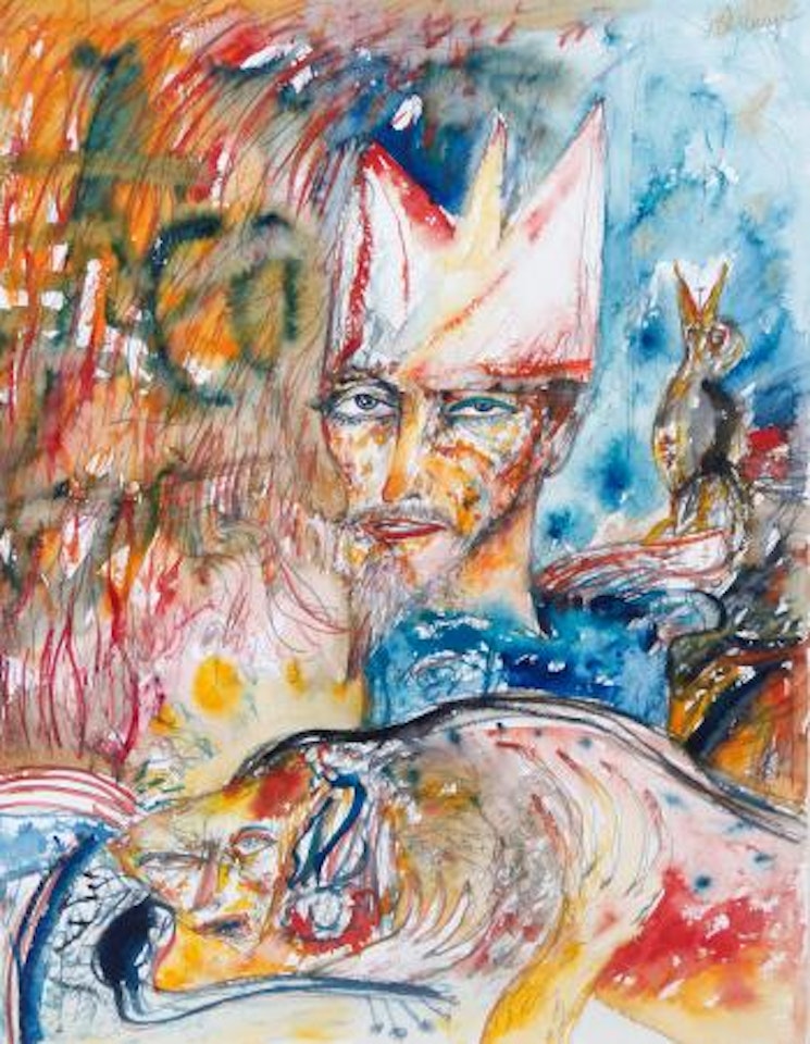 The King and the Fool by John Bellany