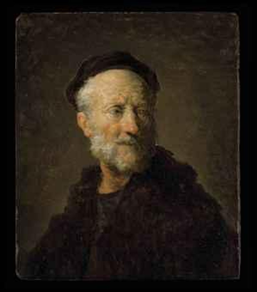 Head of an old man, after Rembrandt by Jean-Honoré Fragonard