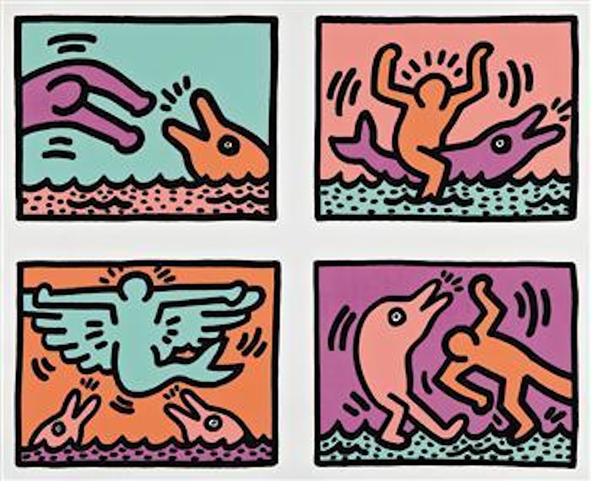 Pop Shop Quad V by Keith Haring