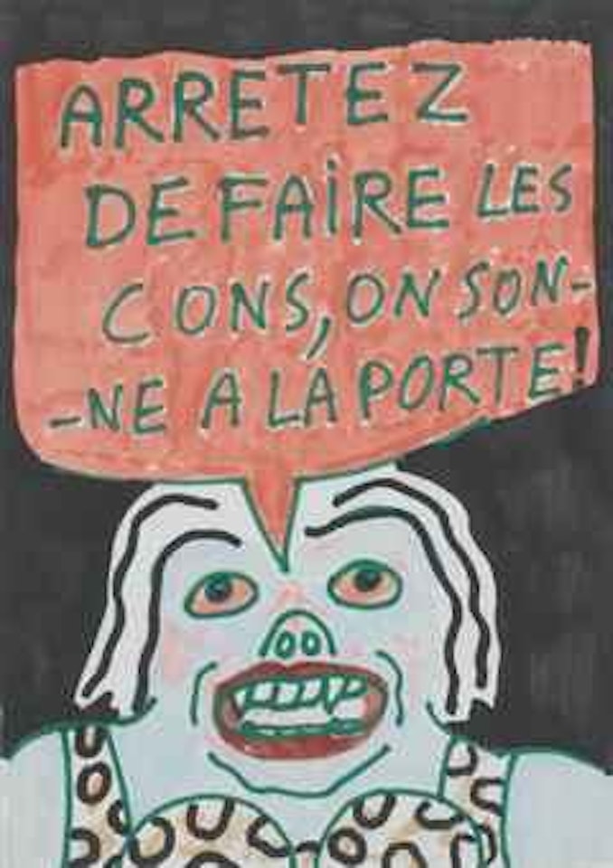 La maîtresse de maison by Robert Combas