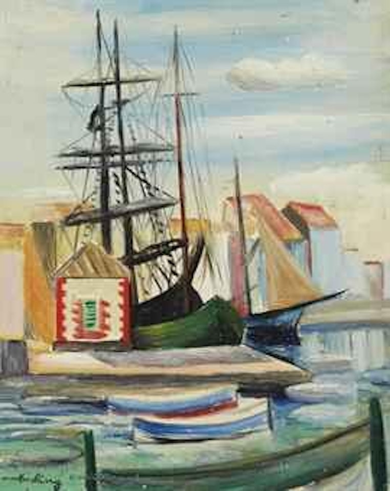 La cabane des douaniers by Moïse Kisling