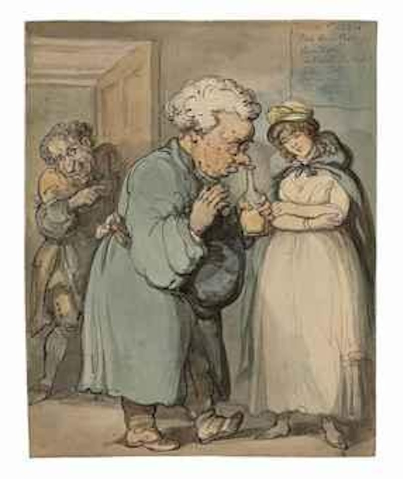 The Quack Dr Humbug gives advice gratis by Thomas Rowlandson