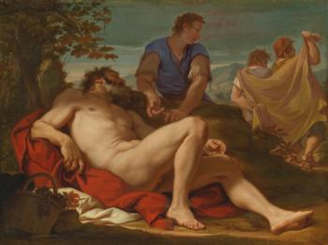 The Drunkenness Of Noah by BOLOGNESE SCHOOL