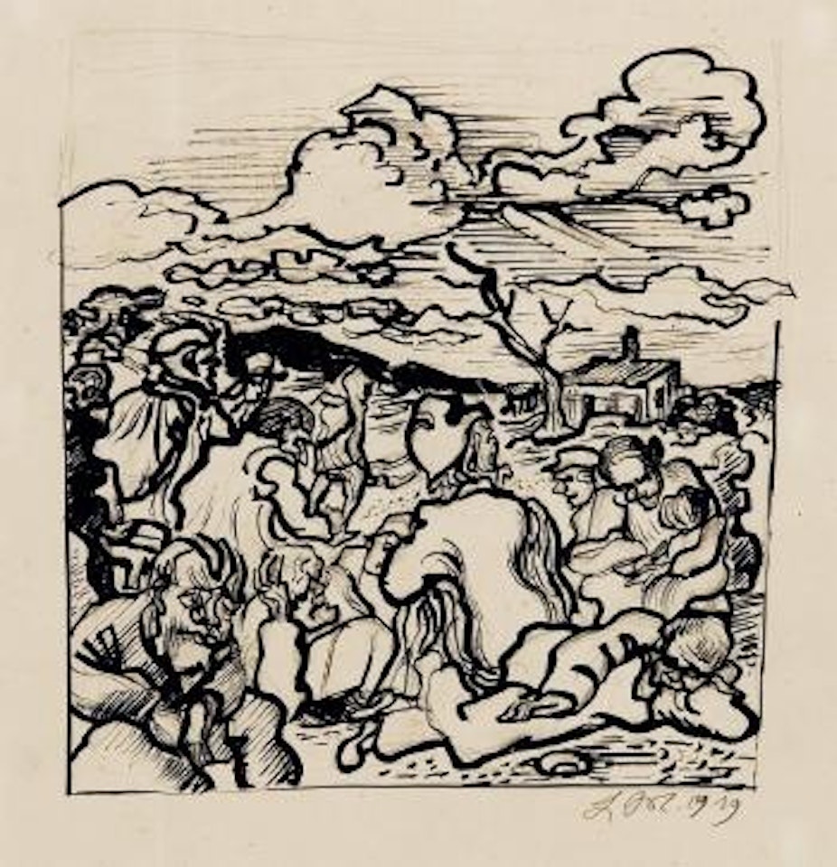 Heimatlose by Ludwig Meidner