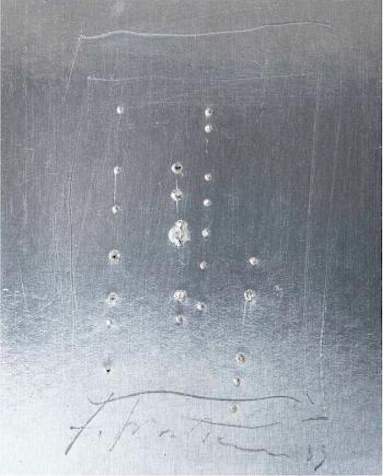 Concetta spaziale by Lucio Fontana