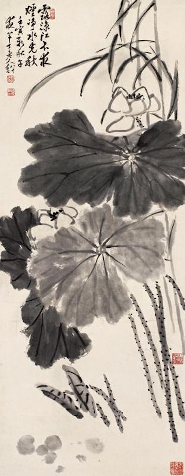 Autumn lotus by Chen Banding
