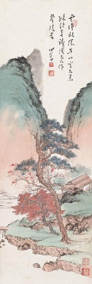 Autumn scene by Pu Ru