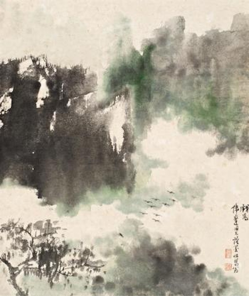 Landscape by Xie Zhiliu