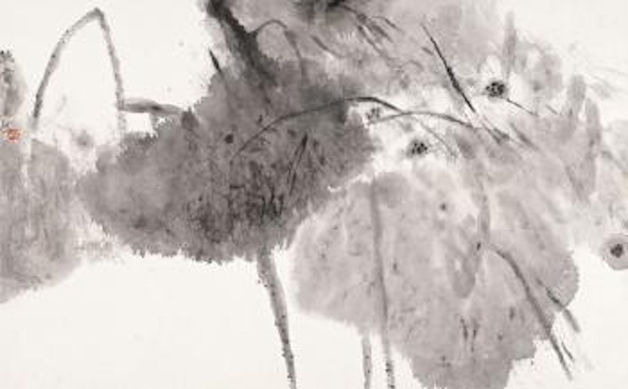 Ink lotus by Zhou Sicong
