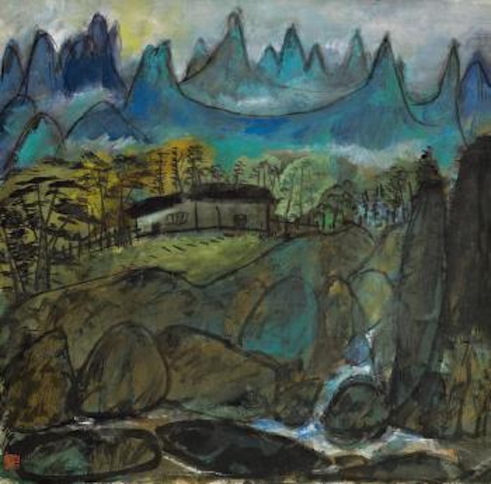Scenery by Lin Fengmian