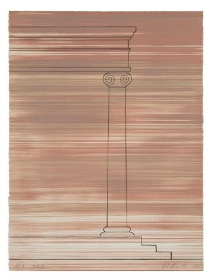 Roadrunner, state II by Ed Ruscha