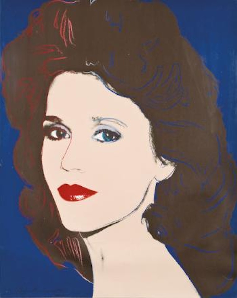 Jane Fonda by Andy Warhol