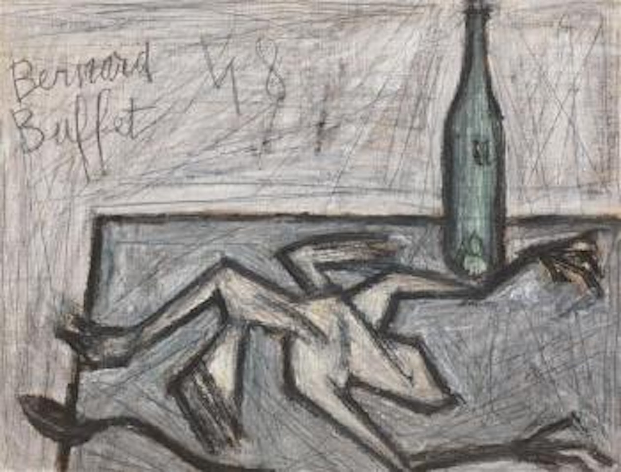 Le poulet plumé by Bernard Buffet