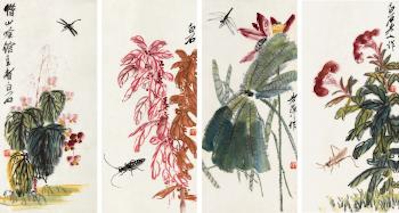 Flowers And Insects by Qi Baishi