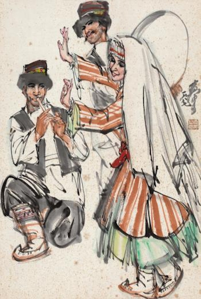 Dance Of Xin Jiang by Huang Zhou