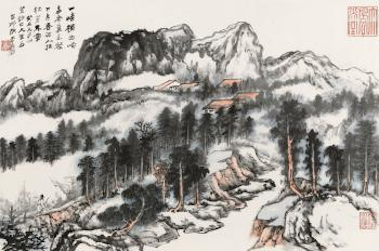 Landscape by Zhang Daqian