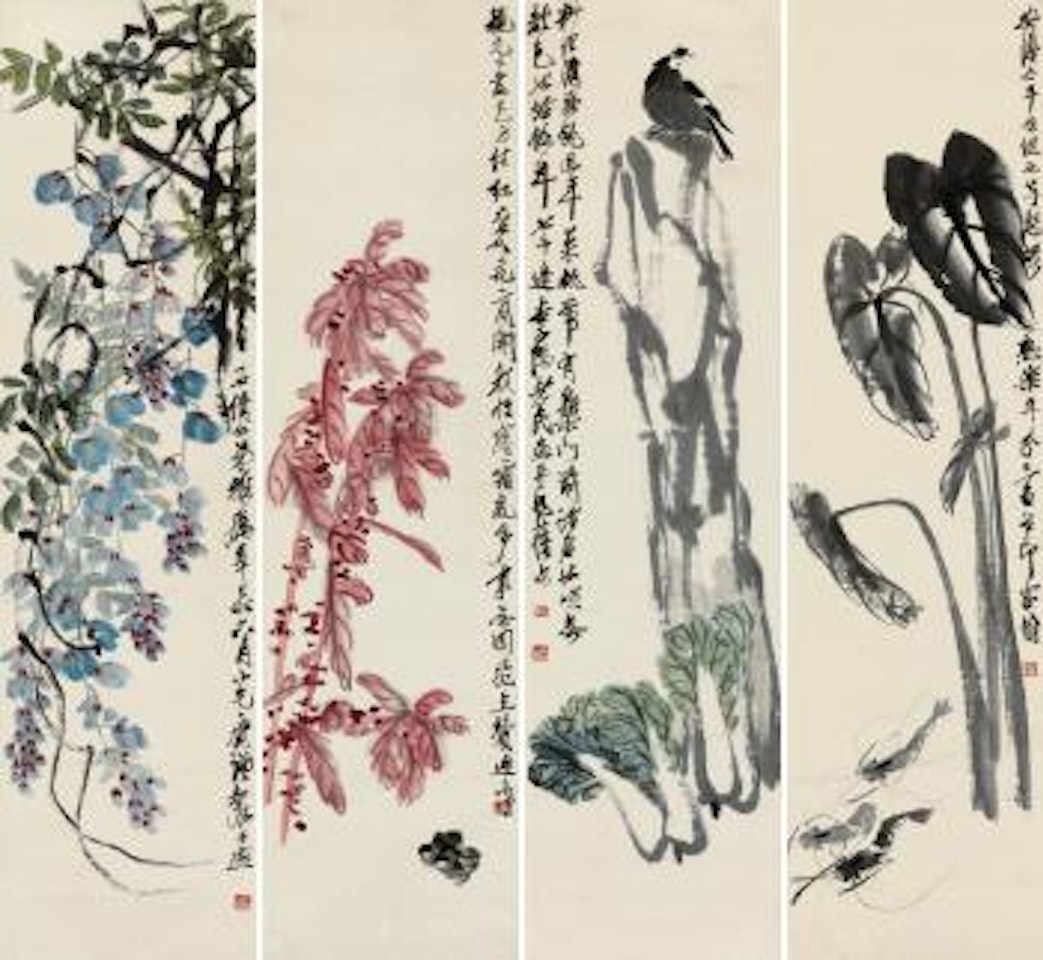 Flowers And Birds by Qi Baishi