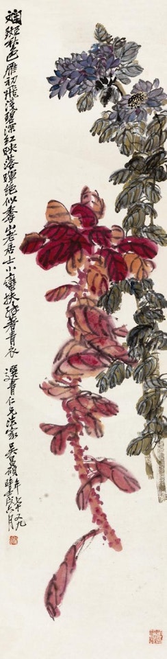 Flowers by Wu Changshuo