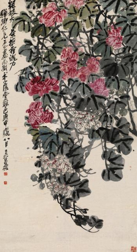 Flowers by Wu Changshuo