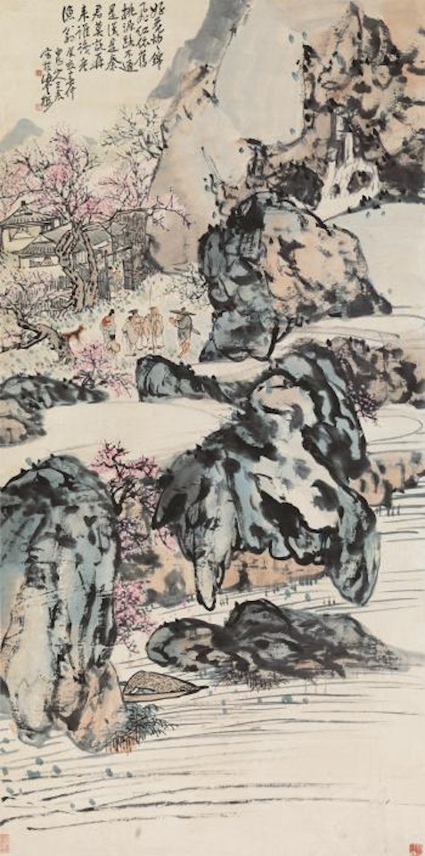 Landscape by Wang Zhen