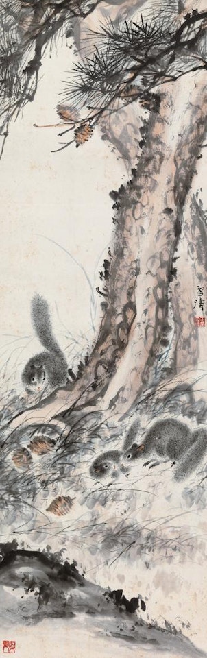 Squirrels by Wang Xuetao