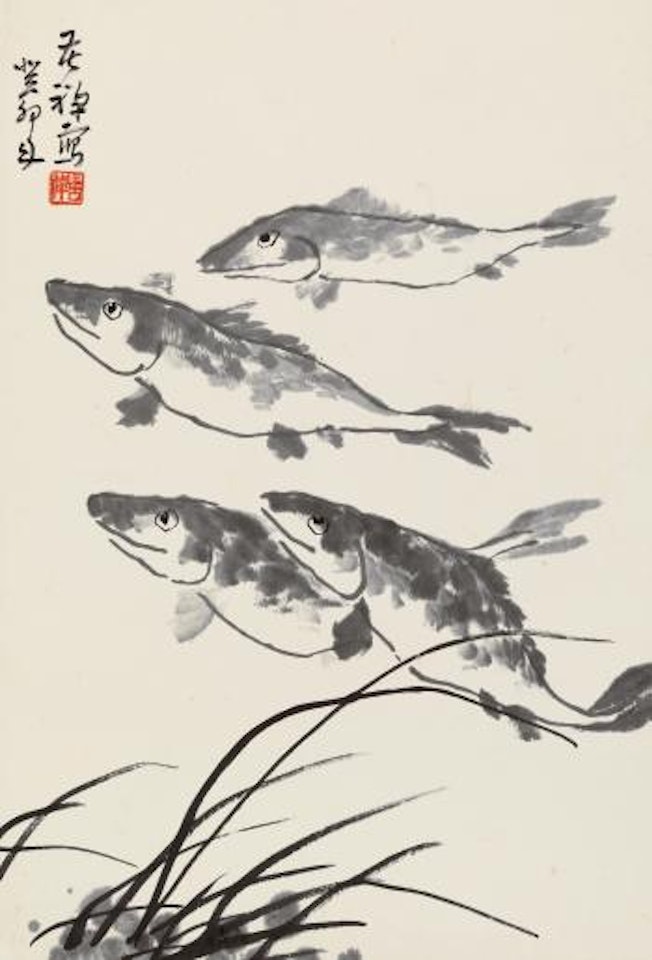 Fish by Li Kuchan
