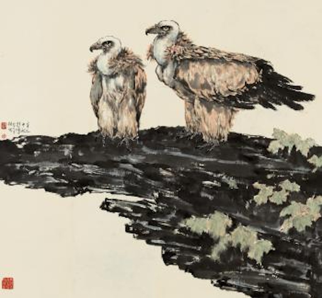 Double Vultures by Xu Beihong