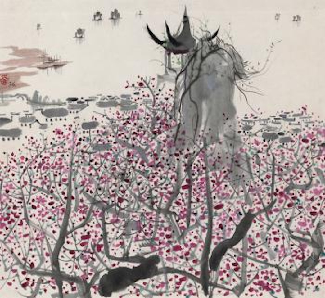 Plum Garden by Wu Guanzhong