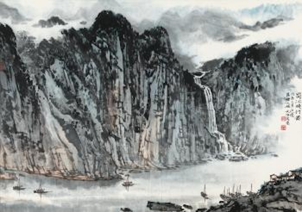 Landscape by Song Wenzhi