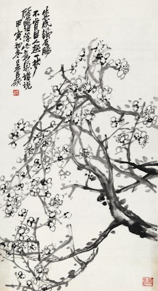 White Plum Blossom by Wu Changshuo
