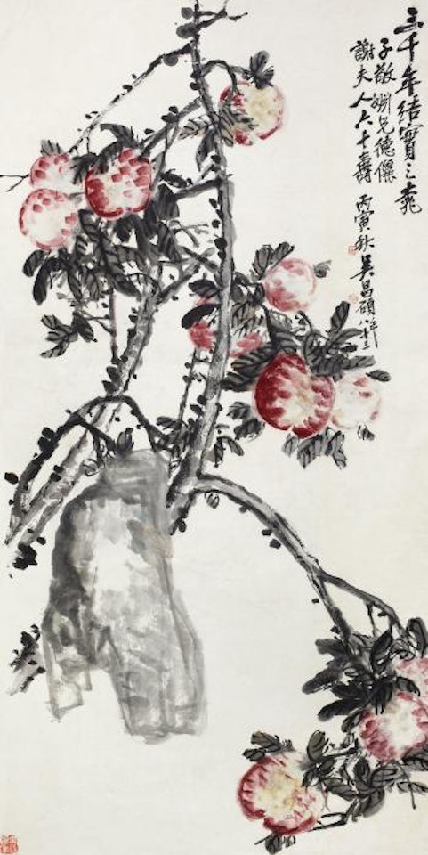 Longevity Peaches by Wu Changshuo