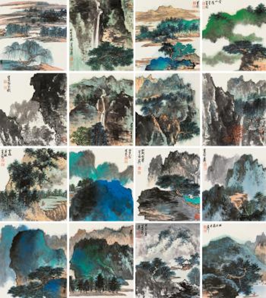Landscapes by Xie Zhiliu